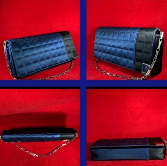 CHANEL Limited-Edition sapphire Ice Cube flap bag 2002 - Picture 5 of 9